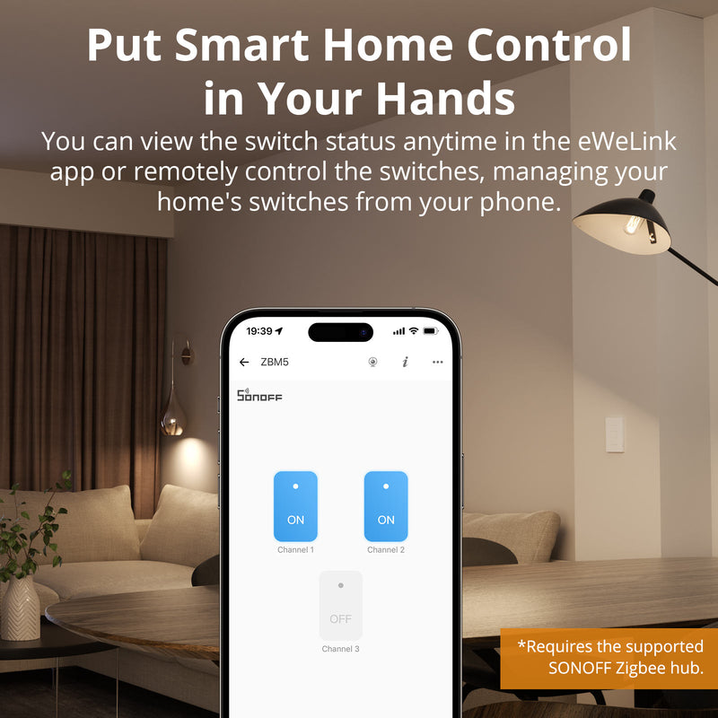SONOFF SwitchMan Zigbee Smart Wall Switch | ZBM5